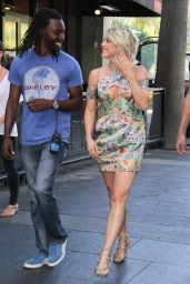 Julianne Hough on the Set of 