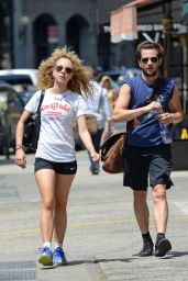Juno Temple Heading to the Gym in Soho in New York City - September 2014