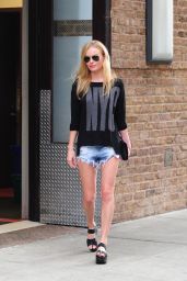 Kate Bosworth - Leggy in Cutoffs - Leaving Her Hotel in New York City - September 2014