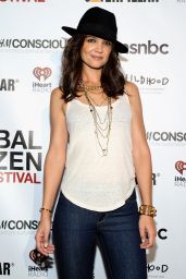 Katie Holmes - 2014 Global Citizen Festival VIP Lounge in New York City