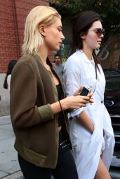 Kendall Jenner and Hailey Baldwin Style - Out in New York City - August 2014