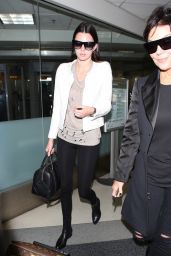 Kendall Jenner at LAX Airport - September 2014