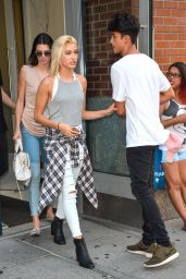 Kendall Jenner & Hailey Baldwin Leaving an Apartment in New York City - September 2014