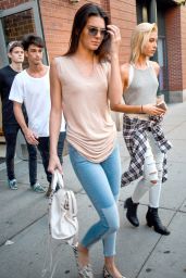 Kendall Jenner & Hailey Baldwin Leaving an Apartment in New York City - September 2014
