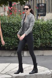 Kendall Jenner Street Style - Out in Milan (Italy), September 2014