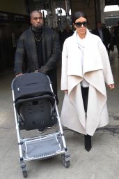 Kim Kardashian & Kanye West in Paris (France) - September 2014