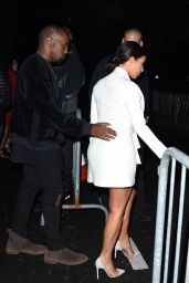 Kim Kardashian Night Out Style - Going to a Fashion Week Party in Paris - Sept. 2014