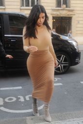 Kim Kardashian Style - Out in Paris, September 2014