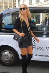 Kimberley Garner Hot Style - Somerset House for London Fashion Week - September 2014