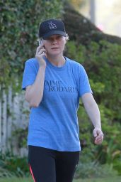 Kirsten Dunst in Leggings - Out in Los Angeles - September 2014