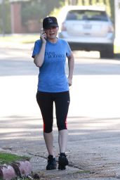 Kirsten Dunst in Leggings - Out in Los Angeles - September 2014