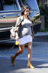 Kourtney Kardashian in Mini Dress - Leaving a Business Meeting in Los Angeles - Sept. 2014