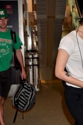 Kristen Stewart at the Airport in Tokyo - September 2014