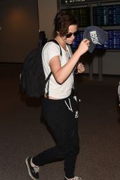 Kristen Stewart at the Airport in Tokyo - September 2014