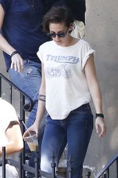 Kristen Stewart Street Style - Out in Los Angeles, August 2014
