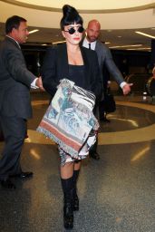Lady Gaga at LAX Airport - September 2014