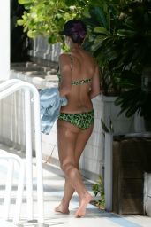 Lily Allen in a BIkini at a Pool in Miami - SEptember 2014