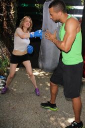 Maitland Ward Work Out Photoshoot in West Hollywood - September 2014