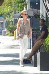 Malin Akerman Casual Style - Out in West Hollywood - September 2014