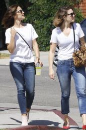 Mandy Moore & Minka Kelly Out in Los Angeles, September 2014