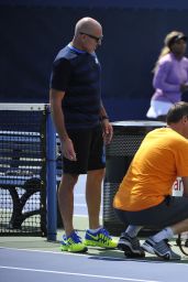 Maria Sharapova - Practice session during 2014 U.S. Open Tennis Tournament