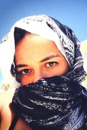 Michelle Rodriguez at The Burning Man 2014