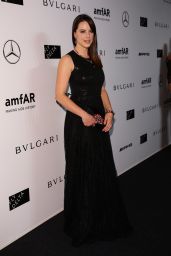 Michelle Ryan - amfAR Gala at Milan Fashion Week - September 2014