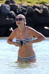 Miranda Lambert in a Bikini on a Beach in Hawaii - September 2014