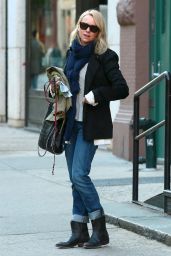 Naomi Watts - Leaving Her Apartment in New York City - September 2014