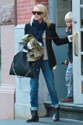 Naomi Watts - Leaving Her Apartment in New York City - September 2014