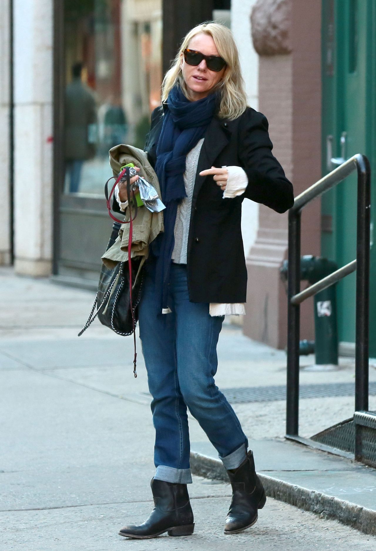 Naomi Watts - Leaving Her Apartment in New York City - September 2014 ...