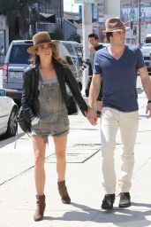 Nikki Reed Shows Off Her Legs - Out in Los Angeles - September 2014