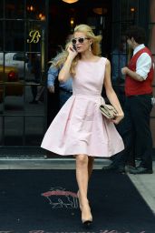 Paris Hilton Style - Leaves Her Hotel in New York City - September 2014