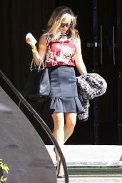 Reese Witherspoon in Mini Skirt Out in Los Angeles - September 2014