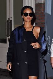 Rihanna - Arriving at a Recording Studio in New York City - September 2014