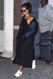 Rihanna - Arriving at a Recording Studio in New York City - September 2014
