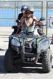 Rihanna Holidaying Around the Med Calvi in Corsica - September 2014