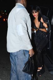 Rihanna Night Out Style - at Birthday Party in New York City - September 2014