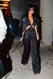 Rihanna Night Out Style - at Birthday Party in New York City - September 2014