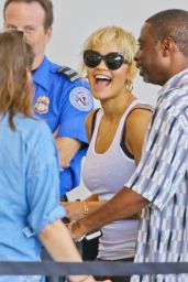 Rita Ora at LAX Airport - September 2014