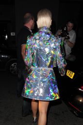 Rita Ora Night Oust Style - Arriving at The Box Night Club in London, September 2014