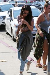 Selena Gomez Street Style - at a Studio in Los Angeles, September 2014