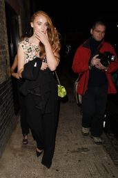 Sophie Turner Night Out Style - Leaving a Chanel Party in London - September 2014