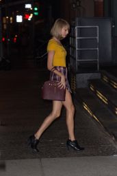 Taylor Swift Night Out Style - Arriving Home After Dinner in New York City - Sept. 2014