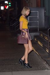 Taylor Swift Night Out Style - Arriving Home After Dinner in New York City - Sept. 2014