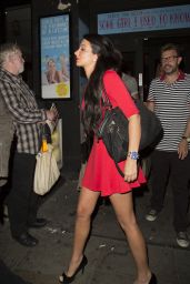 Tulisa Contostavlos Night Out Style - Out in London - September 2014