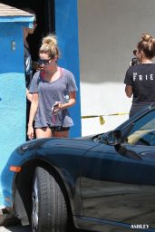 Vanessa Hudgens & Ashley Tisdale - Leaving WundaBar Pilates in Studio