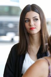 Victoria Justice Arriving at LAX Airport, September 2014