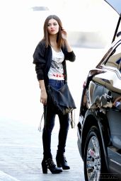 Victoria Justice Arriving at LAX Airport, September 2014
