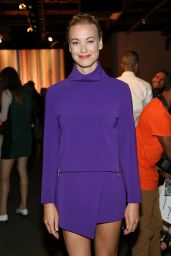 Yvonne Strahovski - ICB Fashion Show in New York City – Sep 2014